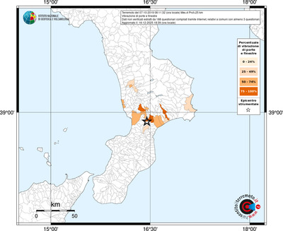 Mappa territorio comunale con almeno 3 questionari
