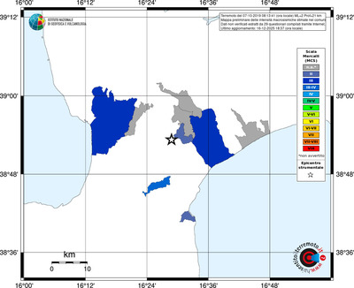 Mappa MCS - territori comuni
