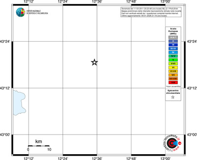 Mappa EMS - territori località