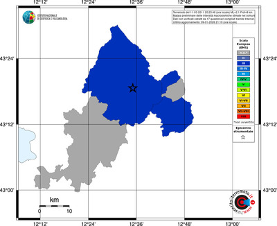 Mappa EMS - territori comuni