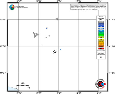 Mappa MCS - territori località