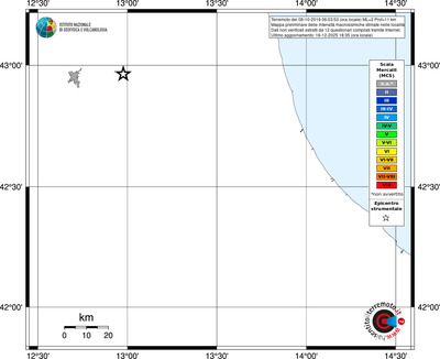 Mappa MCS - territori località