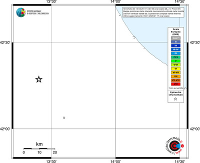 Mappa EMS - territori località