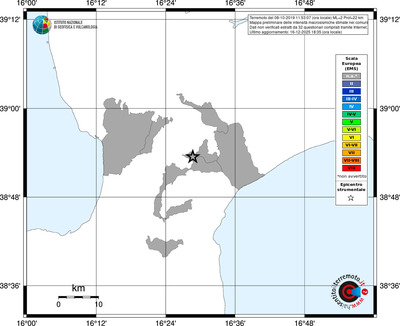 Mappa EMS - territori comuni