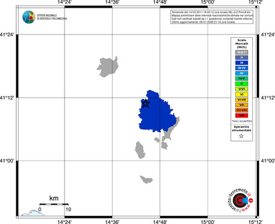 Mappa MCS - territori comuni
