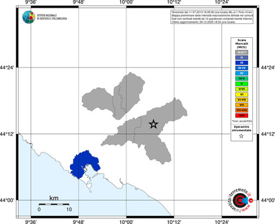 Mappa MCS - territori comuni