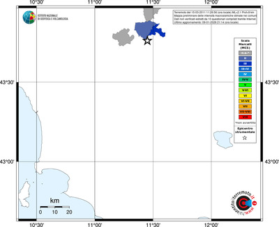 Mappa MCS - territori comuni