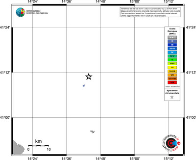 Mappa EMS - territori località