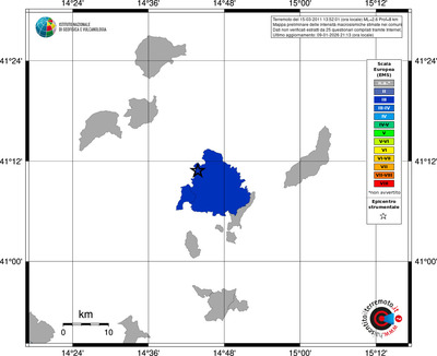 Mappa EMS - territori comuni