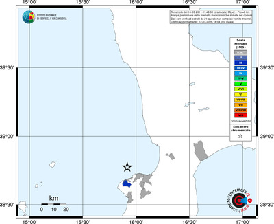 Mappa MCS - territori comuni
