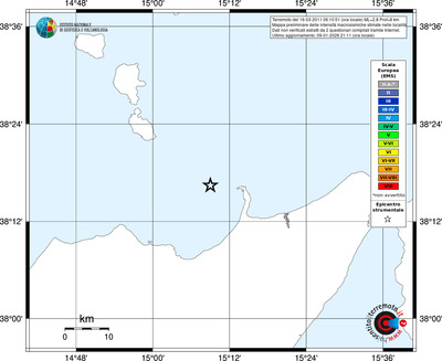 Mappa EMS - territori località