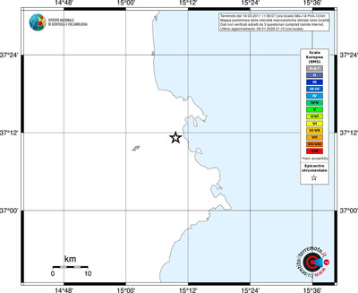 Mappa EMS - territori località