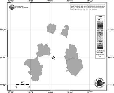 Mappa MCS - territori comuni