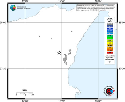Mappa EMS - territori località