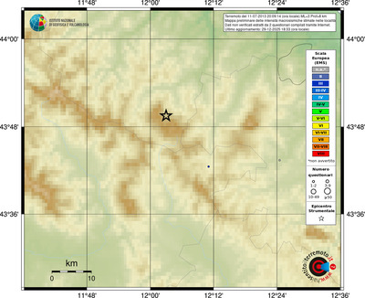 Mappa EMS - località