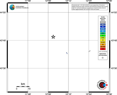 Mappa MCS - territori località
