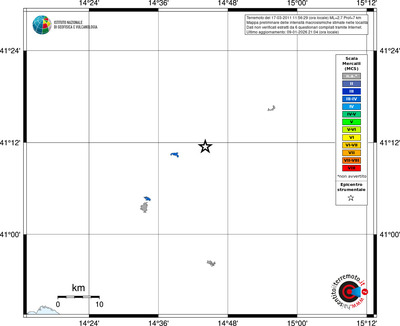 Mappa MCS - territori località