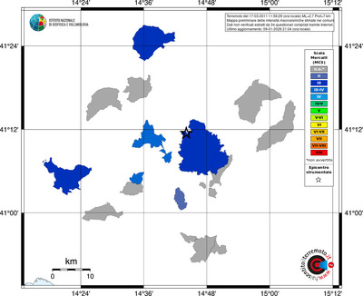 Mappa MCS - territori comuni