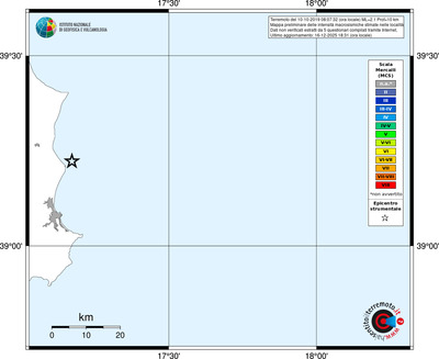 Mappa MCS - territori località