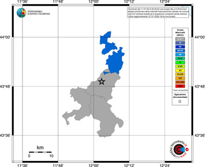 Mappa MCS - territori comuni
