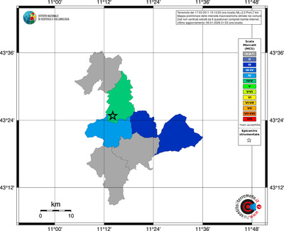 Mappa MCS - territori comuni