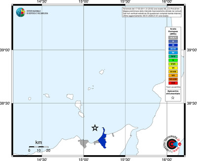 Mappa EMS - territori comuni