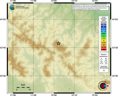 Mappa EMS - località