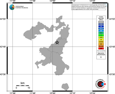 Mappa MCS - territori comuni
