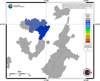 Mappa MCS - territori comuni