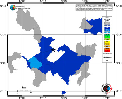 Mappa EMS - territori comuni