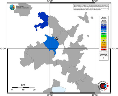 Mappa EMS - territori comuni