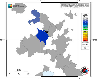 Mappa MCS - territori comuni