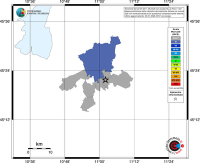 Mappa MCS - territori comuni
