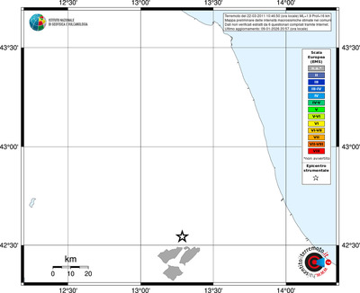 Mappa EMS - territori comuni