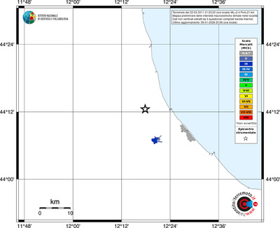 Mappa MCS - territori località