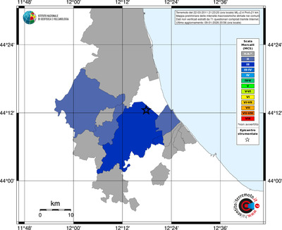 Mappa MCS - territori comuni