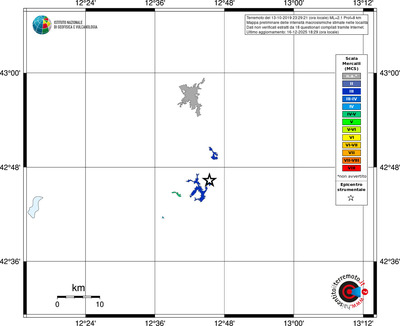 Mappa MCS - territori località