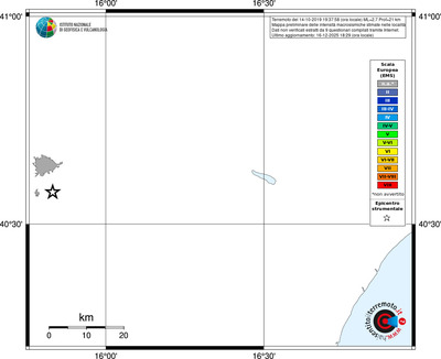 Mappa EMS - territori località