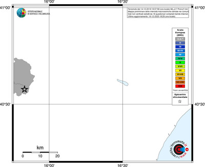 Mappa EMS - territori comuni