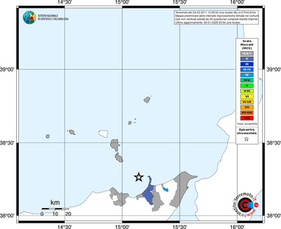 Mappa MCS - territori comuni