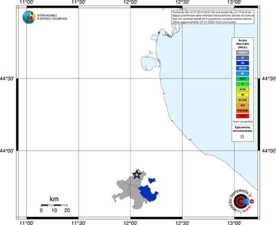 Mappa MCS - territori comuni