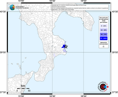 Mappa territorio comunale con almeno 3 questionari