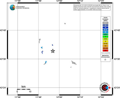 Mappa EMS - territori località