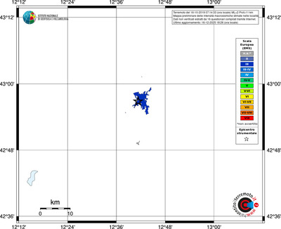 Mappa EMS - territori località
