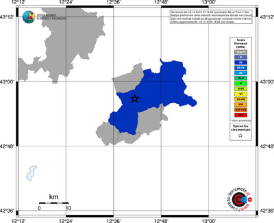 Mappa EMS - territori comuni