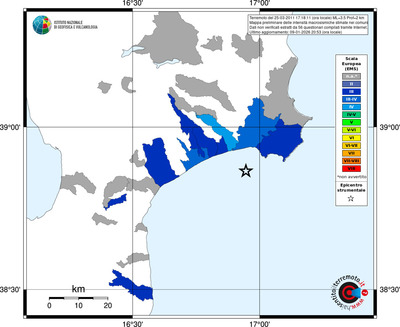 Mappa EMS - territori comuni