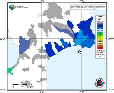 Mappa MCS - territori comuni