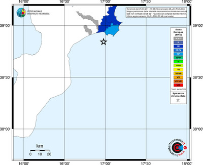 Mappa EMS - territori comuni