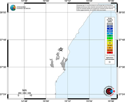 Mappa EMS - territori località