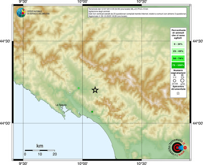 Mappa comuni con almeno 3 questionari